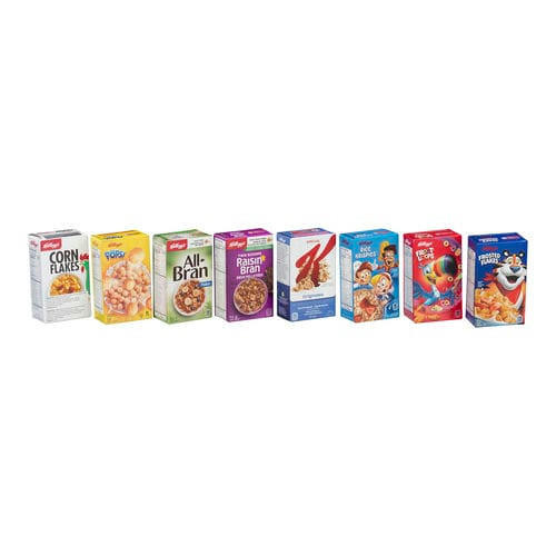 Kellogg's Assorted Cereal Individual Boxes 30g (70/Case) - 4.63 lbs   Kellogg's Assorted Cereal Individual Boxes 30g (70/Case) - 4.63 lbs