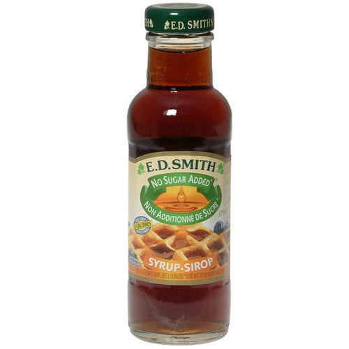 E D Smith & Son No Sugar Added Table Syrup 375ml (12/Case) - 12.68 oz - Canadian Made   E D Smith & Son No Sugar Added Table Syrup 375ml (12/Case) - 12.68 oz - Canadian Made