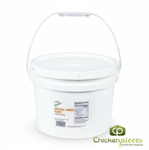 Sysco Natural Amber Honey 15KG - Bulk Food Service - 528.34 oz (33.02 lbs) - Canadian Made