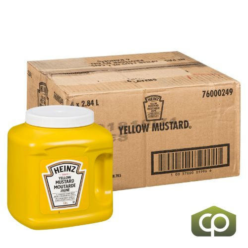 HEINZ Heinz Prepared Big Yellow Mustard 2.84 L (4/Case) - Classic Condiment 