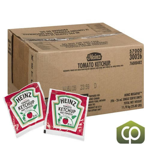 HEINZ Heinz Ketchup Mega Pack Packet 26 ML (396/Case) - 8.78 lbs 