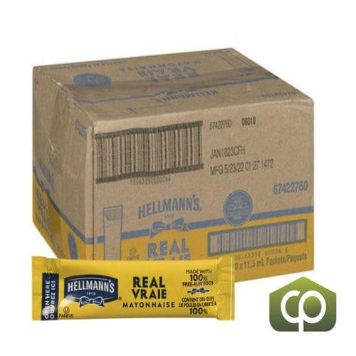  Hellmann's Real Mayonnaise Stick Packs - 11ml/5 lbs (210/Case) 