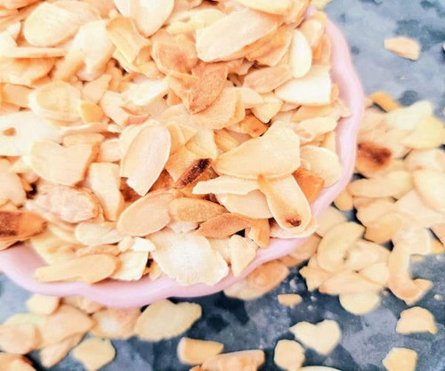  Sysco Classic Almond Blanched Slice Toasted 1 KG/2.2 LBS Bulk size  (3/Case) 