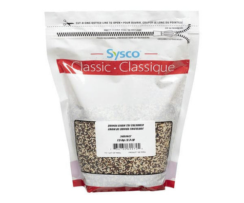  Sysco Classic Quinoa Grain Tri-Coloured 1.5KG/3.3 LBS Bulk size (2/Case) 