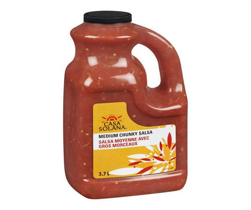  Casa Solana Cla Salsa Medium Chunky 3.7LT/0.9 Gallon Bulk size (2/Case) 