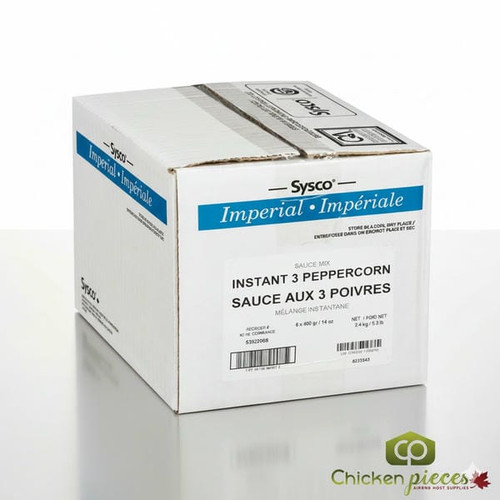 Sysco Imperial Sauce Peppercorn 3 Instant Mix  400GM/0.8 LBS (6/Case)