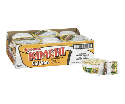 MR NOODLES Mr Noodles Soup Chicken Kimchi 86 GR/0.20 LBS (12/Case) - chicken pieces MR NOODLES Mr Noodles Soup Chicken Kimchi 86 GR/0.20 LBS (12/Case) - chicken pieces