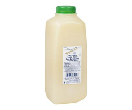  Sysco Natural Juice Lime Pasteurized Ultra Premium 1 QT (6/Case) 
