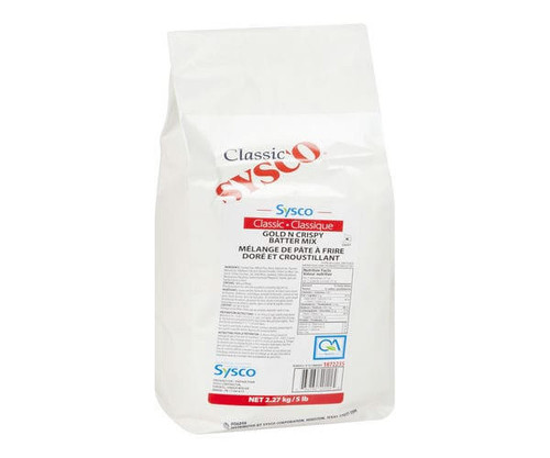 Chicken Pieces Sysco Classic Batter Mix Gold 'N Crispy 80 oz/5 LB (6/Case)  Chicken Pieces Sysco Classic Batter Mix Gold 'N Crispy 80 oz/5 LB (6/Case)