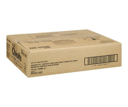 Chicken Pieces Hershey Chocolate Chip Mini Semi-Sweet 10 KG/22 LBS - Perfect for Baking 