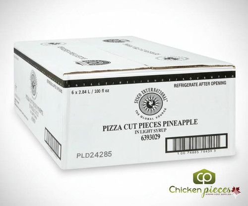 Chicken Pieces Sysco Reliance Pineapple Pieces Pizza Cut Light Syrup 2.84L /96 oz (6/Case)