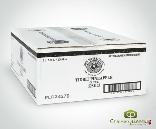 Chicken Pieces Sysco Reliance Pineapple Tidbit Juice 2.84L /96 oz (6/Case)