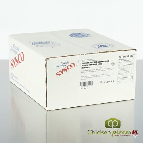 Chicken Pieces Sysco Classic Julienne Slice Sun-Dried Tomatoes 1.5 KG/3.3 LBS (2/Case) - Gourmet Quality