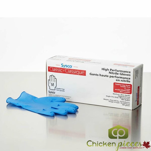 Chicken Pieces Sysco Classic Glove Nitrile Powder-Free Medium 100 CT (4/Case)
