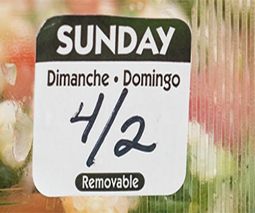 Chicken Pieces Sysco Classic Label Daily Sunday Removable ROLLS (3/Case) 