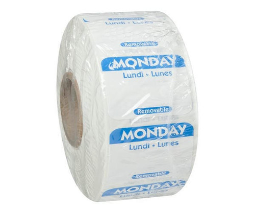 Chicken Pieces Sysco Classic Label Daily Monday Removable (3/Case) ROLLS 