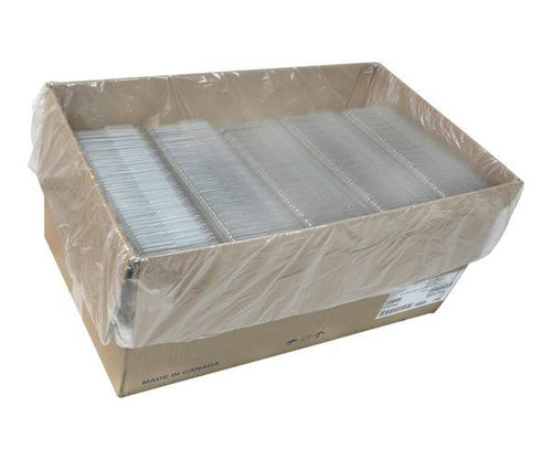 Chicken Pieces Pactiv Container Plastic Sandwich Wide Wedge 7.1 X 4.6 X 3.3"(295/Case) 