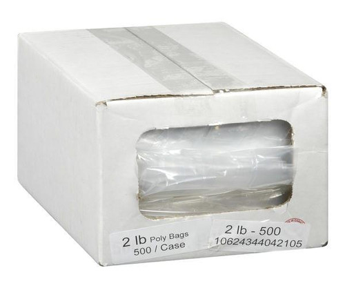  SYSCO Bag Poly Ceno 4x2x10 in. 2 LBS (500/Case) Ideal for Storing Vegetables 