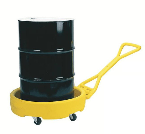 Chicken Pieces Eagle Manufacturing 1,250 lb. Drum Dolly - Durable Polyethylene Construction 