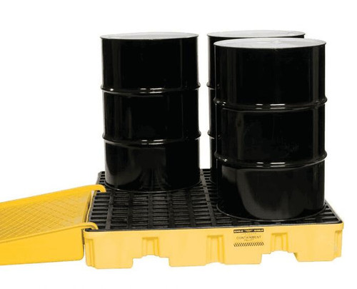 Chicken Pieces Eagle Manufacturing Yellow Spill Pallet Ramp | Durable Plastic 