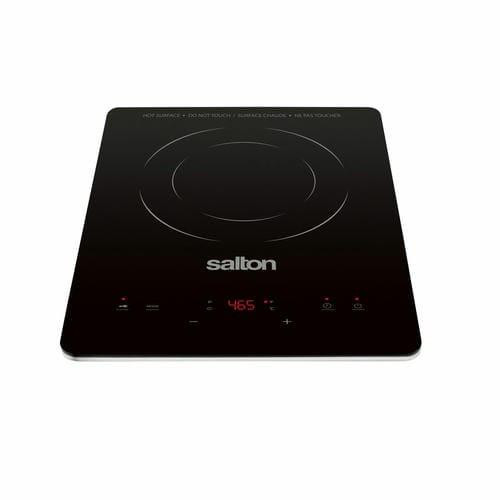 Chicken Pieces Salton Slim Induction Cooktop - 1500 W, 10 Temperature Settings, 3.2 cm Thick 