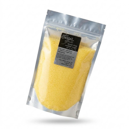 Chicken Pieces Rokz Lemon Cocktail Rimming Sugar - 1 lb. Resealable Bag, Enhances Lemon Drops & Cocktails
