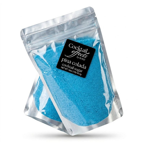 Chicken Pieces Rokz Pina Colada Cocktail Rimming Sugar - 1 lb. Bag, Gourmet Sugars with Coconut and Pineapple Flavor