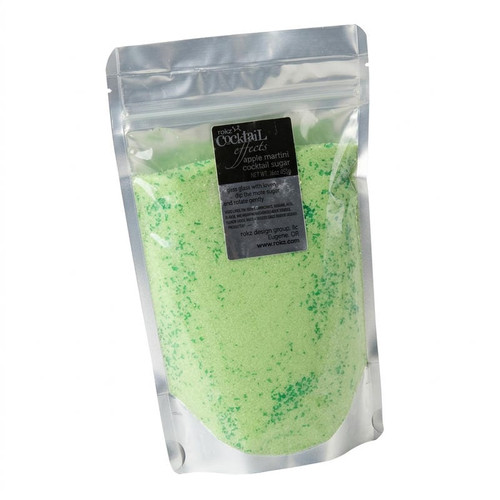 Chicken Pieces Rokz Apple Cocktail Rimming Sugar - 1 lb. Bag, Gourmet Sugars with Tart Apple Flavor