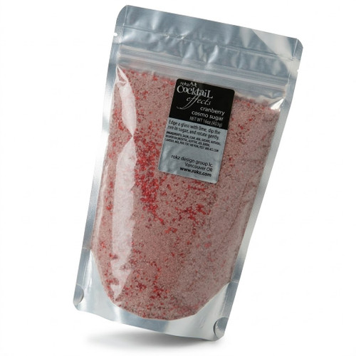 Chicken Pieces Rokz Cranberry Cosmo Cocktail Rimming Sugar - 1 lb. Bag, Gourmet Sugars with Authentic Cranberry Flavor