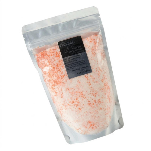 Chicken Pieces Rokz Orange Cocktail Rimming Sugar - 1 lb. Bag, Gourmet Sugars with Citrus Mandarin Orange Flavor