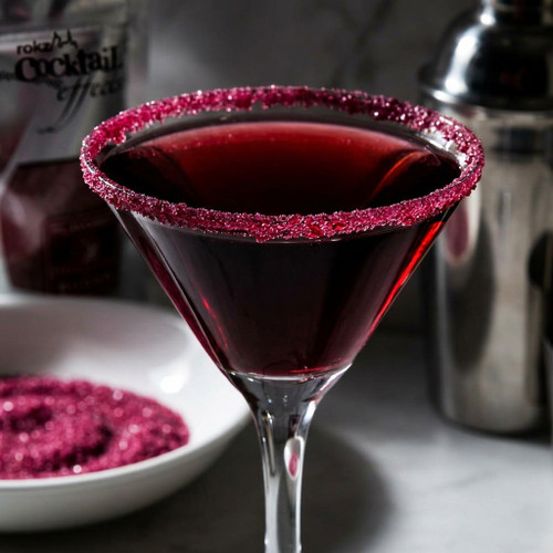 Chicken Pieces Rokz Pomegranate Cocktail Rimming Sugar - 5 oz. Bag, Gourmet Sugars with Fruity Pomegranate Flavor