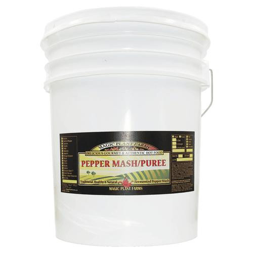  Fiery Farms Orange Habanero Pepper Mash 18.73L/5 Gallon - | Fresh Fermented Spicy Pepper Mash 
