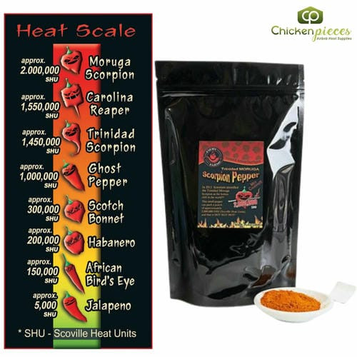 Fiery Farms Red Trinidad Moruga Scorpion Pepper Powder 1KG/2.2 lbs Fruity Flavor with Intense Heat