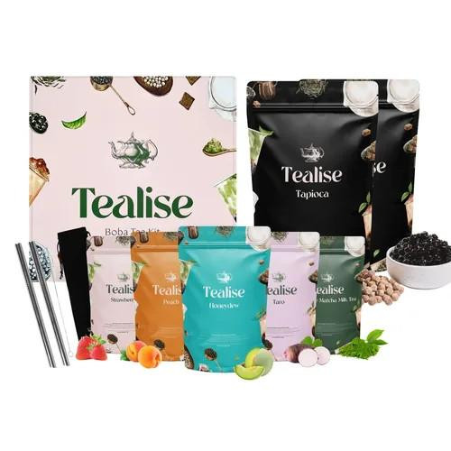 Chicken Pieces Tealise Boba Tea 5 Variety Flavours Refill Package 