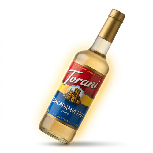 torani Torani Macadamia Nut Flavoring Syrup 750 mL/25.36 oz Glass Bottle