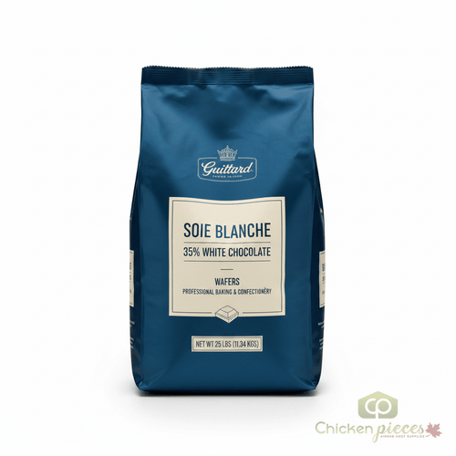 Guittard 25lbs/11.34 kgs Soie Blanche 35% White Chocolate Wafers