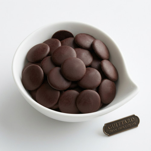 Guittard Oban 100% Liquor Wafers 25lbs/11.34 kgs – Robust Dark Unsweetened Cocoa Liquor