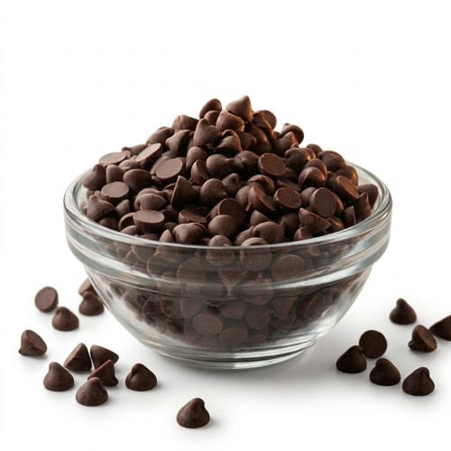 Guittard Organic 55% Bittersweet 4M Chocolate Chips 25lbs/11.34 kgs – Fair Trade Certified, Easy Tempering for Baking