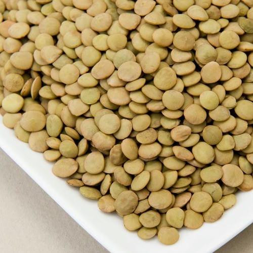 Chicken Pieces Organic Green Lentils Bulk size 25lbs/11.34 kgs 