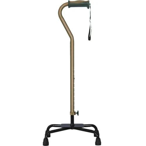  Hugo Adjustable Quad Cane for Right or Left Hand Use, Large Base 