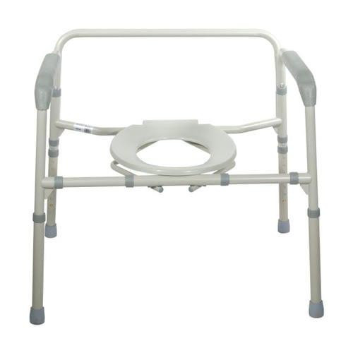  Drive Medical Heavy Duty Bariatric Folding Bedside Commode Chair 