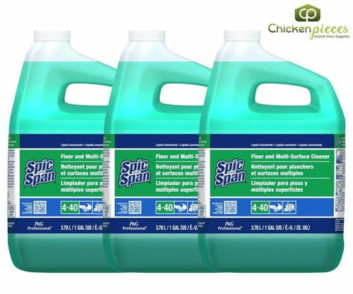  Spic and Span Floor and Multi-Surface Cleaner, Concentrate, 3.78L/1 Gallon (3/Case) 