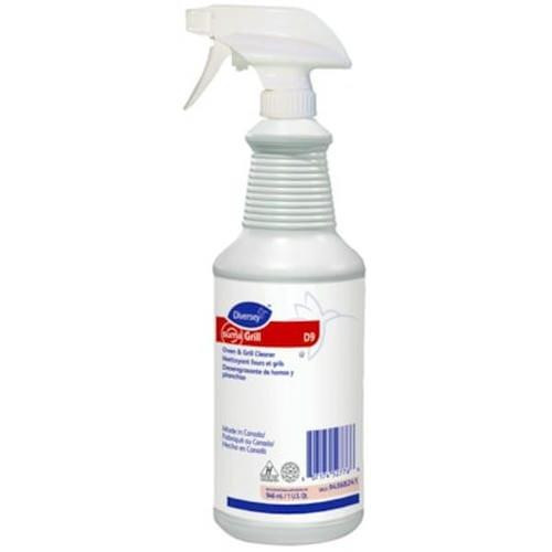  Diversey Suma Grill D9 Oven And Grill Cleaner,RTU Spray Bottle 946mL/32 oz(6/Case) 