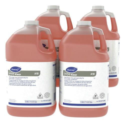  Diversey Suma® Klear Mid-Range Rinse Aid, Concentrate Closed Loop, 3.78L/1 Gallon (4/Case) 