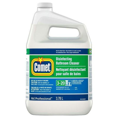 Comet Disinfecting Liquid Bathroom Cleaner, Concentrate Open Loop, 3.78L/1 Gallon (3/Case) 