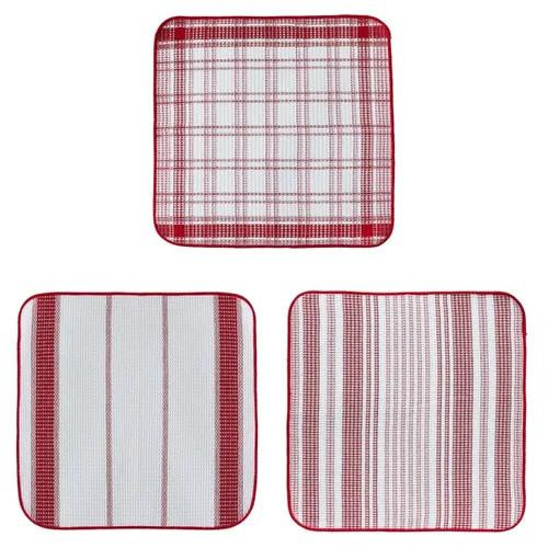  Kitchen Works Dish Cloths, 30-Pack, Soft & Absorbent 100% Cotton 