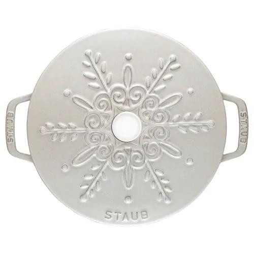 Staub STAUB Winter Essential French Oven with Snowflake Lid, 3.75qt, Cast Iron 