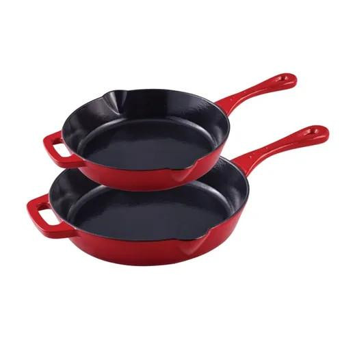 Henckels HENCKELS Enameled Cast Iron Skillets Frypan Set (2/Case) 