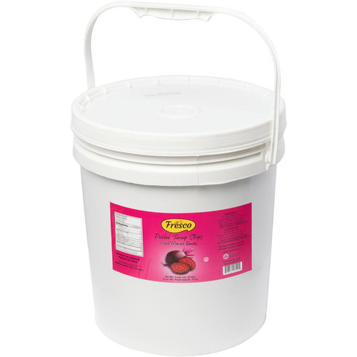FRESCO Fresco Pickled Lebanese Style Turnip Strips Bulk Food Service  20L-Drained Wt 10KG 