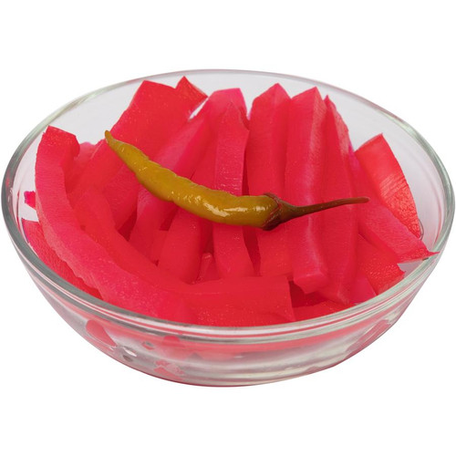 FRESCO Fresco Pickled Lebanese Style Turnip Strips Bulk Food Service  20L-Drained Wt 10KG 